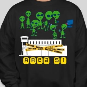 Area 51 party sweater